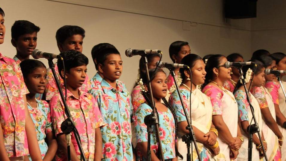 A children’s choir taps into genius of AR Rahman and Ilaiyaraaja to create world-class music