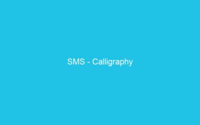 SMS – Calligraphy